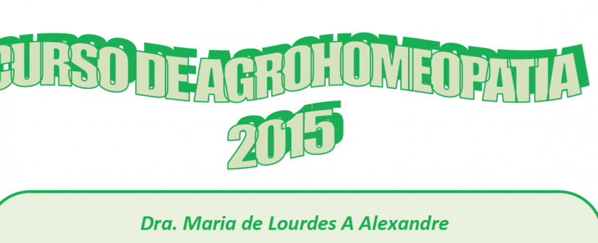 Curso de Agrohomeopatia 2015